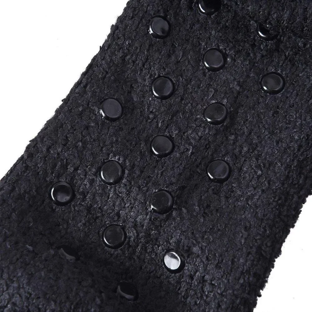 Jacquard Plush Anti-Skid Socks